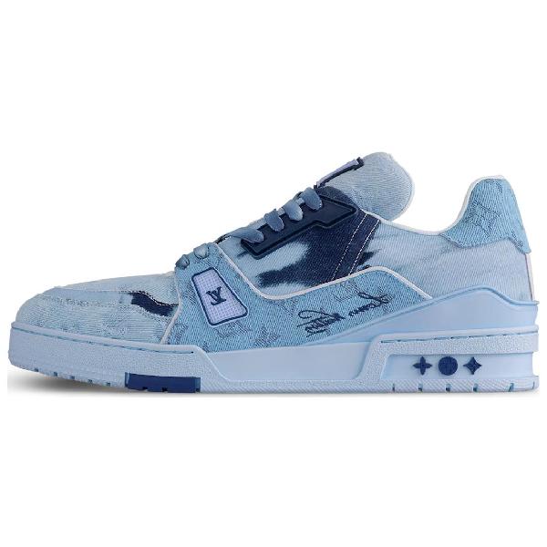 Louis Vuitton Trainer Denim Blue