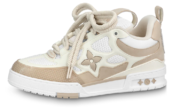 Louis Vuitton Stake White Brown