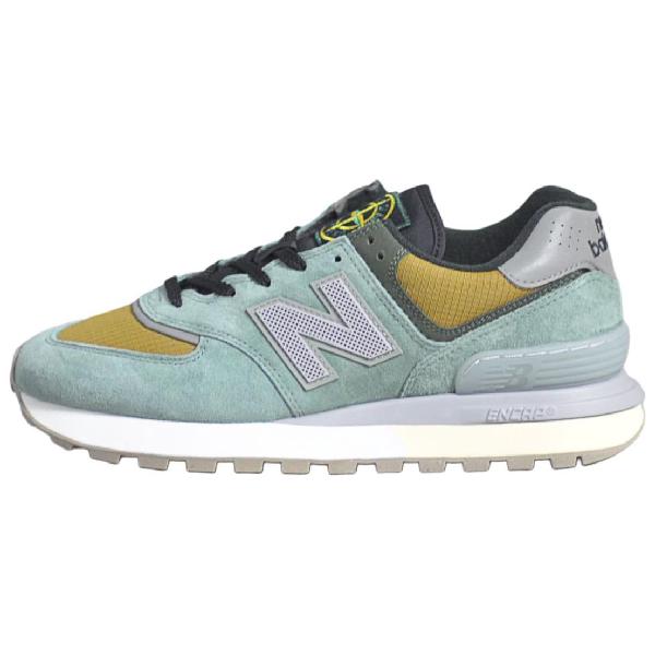 Stone Island x New Balance 574 Green Yellow