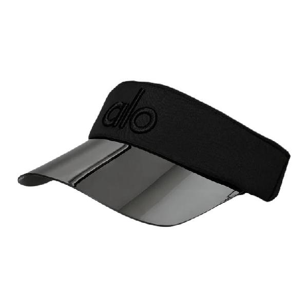 alo yoga Logo Embroidered Hat Black