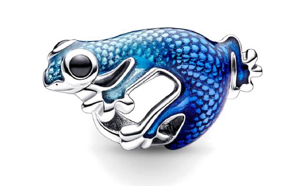 Pandora Lizard Pendant Blue