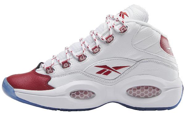 Reebok Question Mid White Red