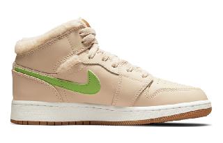 Jordan Air Jordan 1 Mid "Fleece" Swoosh GS