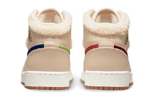 Jordan Air Jordan 1 Mid "Fleece" Swoosh GS