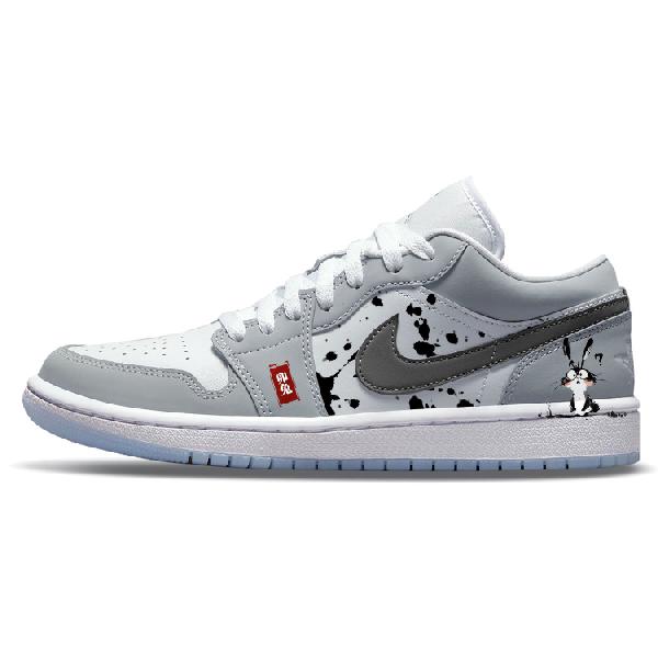 Jordan Air Jordan 1 Low Grey White