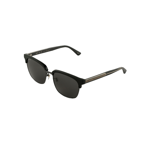 Gucci Enamel Green Red Stripe Sunglasses