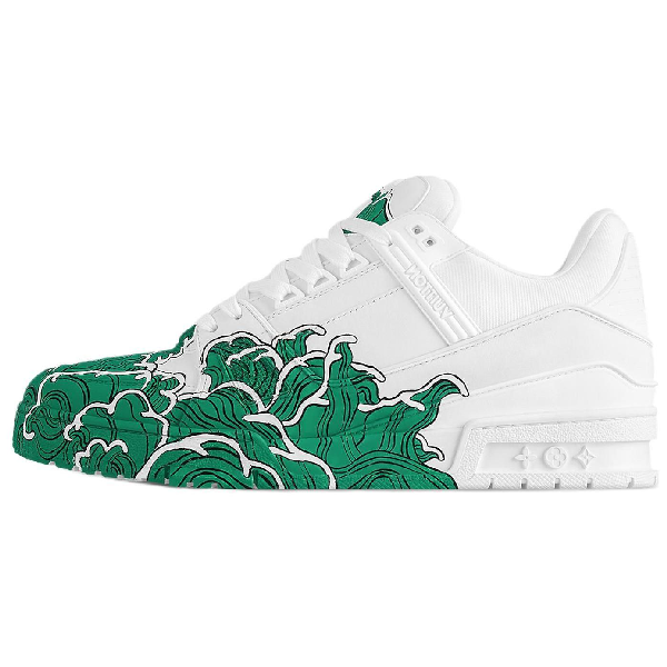Louis Vuitton Trainer Green White