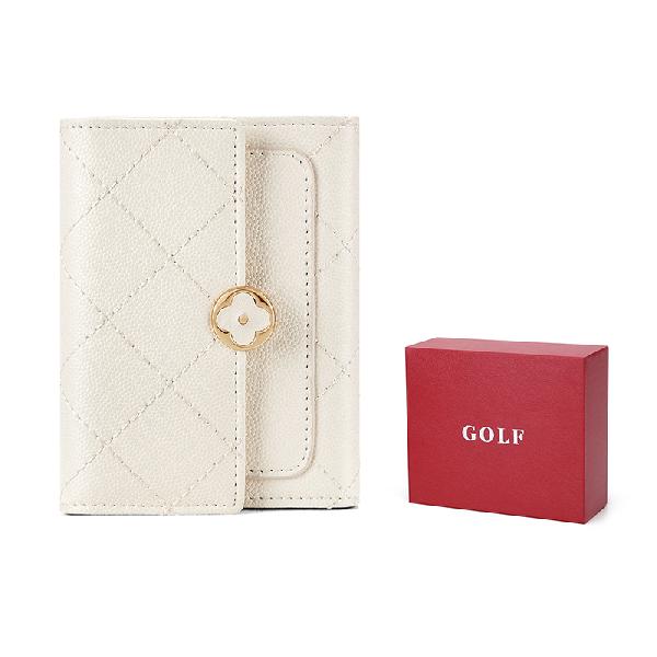 GOLF Clover Commuter Wallet Ivory Black