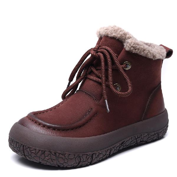 Devanro Wool Lined Snow Boots
