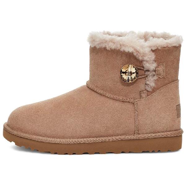 UGG Bailey Mini Button Gold Bling