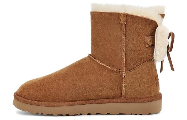UGG Classic Double Bow Mini Brown