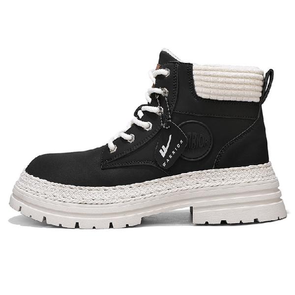 Warrior Snow Boots Black Beige