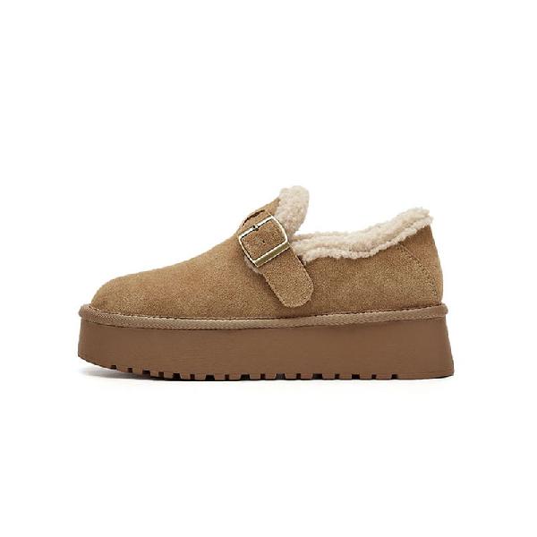 DAPHNE Suede Ankle Snow Boots