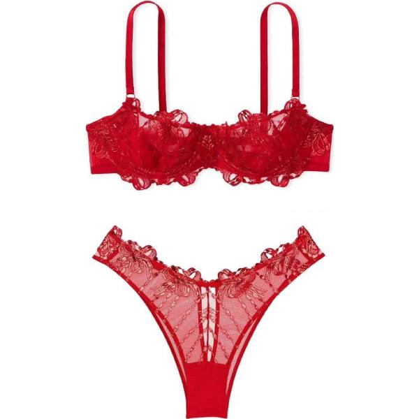 Victoria's Secret U-Shaped Comfort Set Red