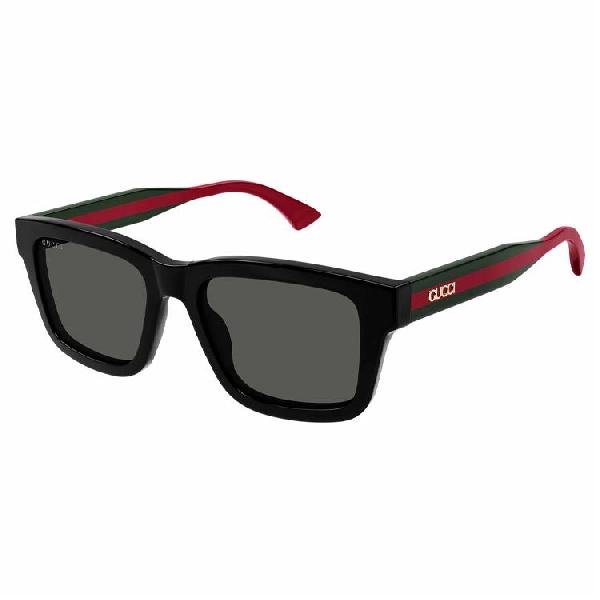 Gucci Rectangular Acetate Sunglasses Black