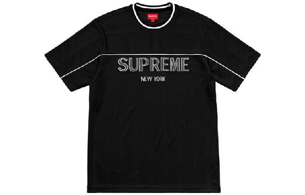 Supreme SS18 Dazzle Warm Up Top Black