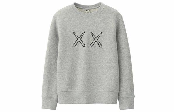 UNIQLO x KAWS Sesame Street Crewneck Sweatshirt Gray