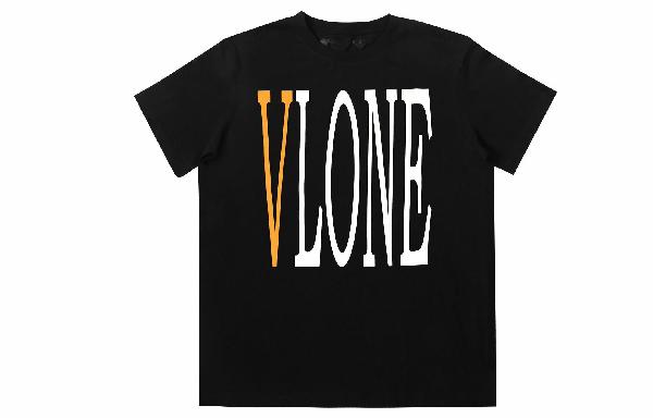 VLONE Tee Black Yellow