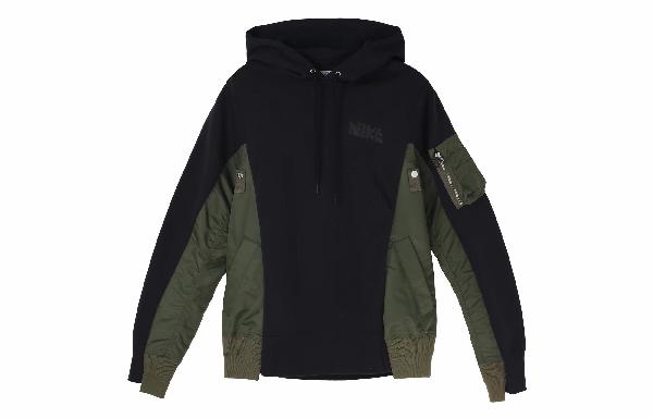 Nike x Sacai Pullover Hoodie Olive