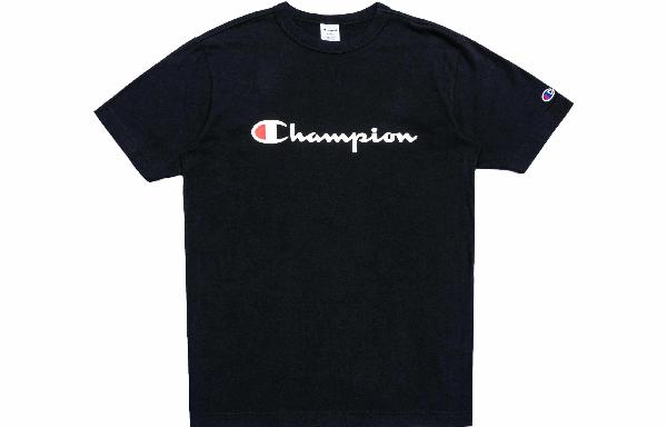 Champion Logo T-Shirt Black