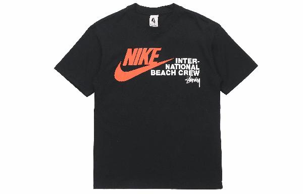 Stussy x Nike Logo T-Shirt Black