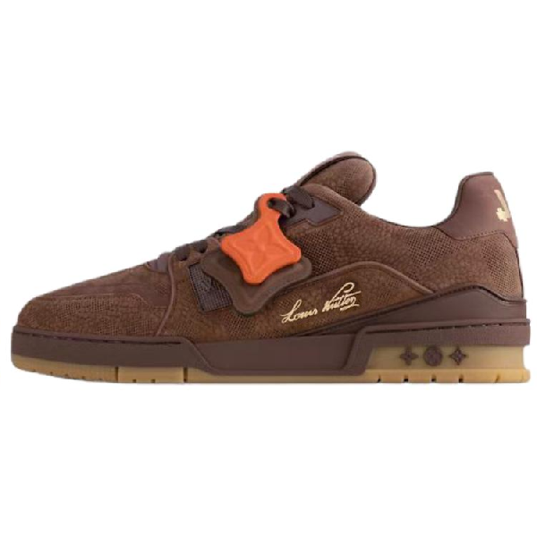 Louis Vuitton Trainer Low Deep Brown