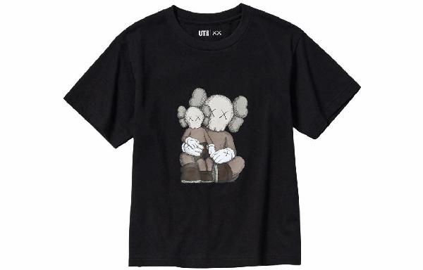 UNIQLO x KAWS SS23 Black T-Shirt