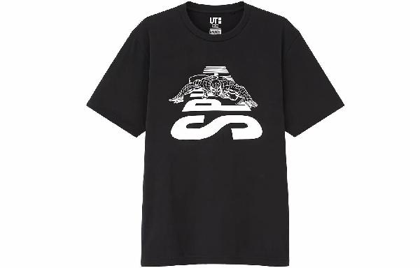 UNIQLO Marvel Cartoon Print Tee Black
