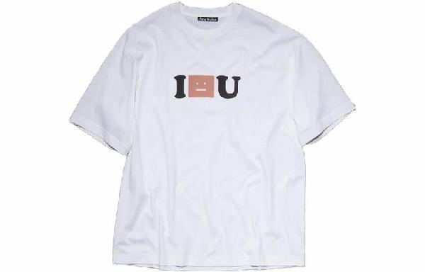 Acne Studios FW23 Face Logo T-Shirt White