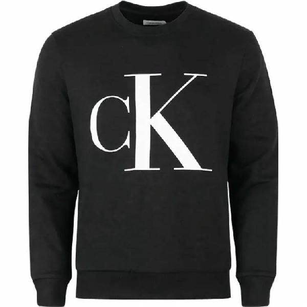 Calvin Klein Logo Crewneck Sweatshirt Black