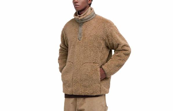 UNIQLO x White Mountaineering Fleece Pullover Light Brown