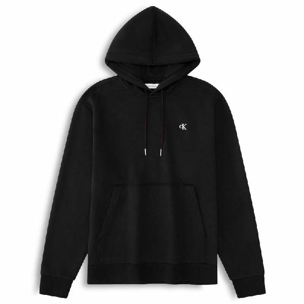 Calvin Klein FW23 Embroidered Letter Hoodie Black