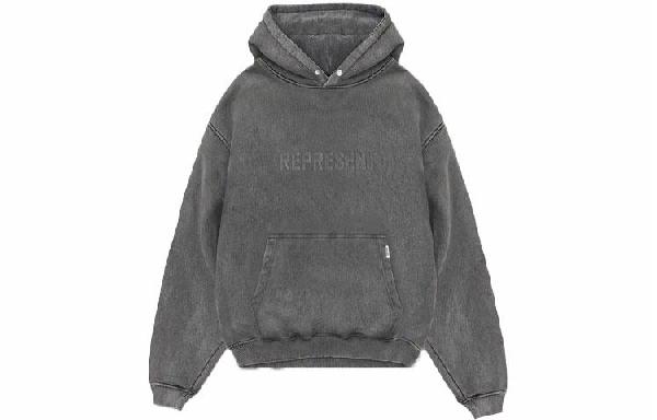 REPRESENT FW21 Hoodie Washed Grey