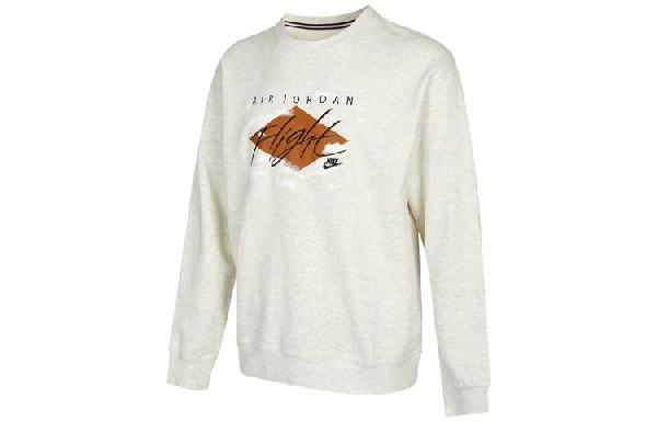 Jordan Logo Crewneck Sweatshirt White