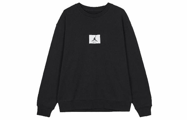 Jordan Logo Crewneck Sweatshirt Black