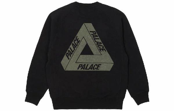 Palace Tri-Ferg Slub Crew Black