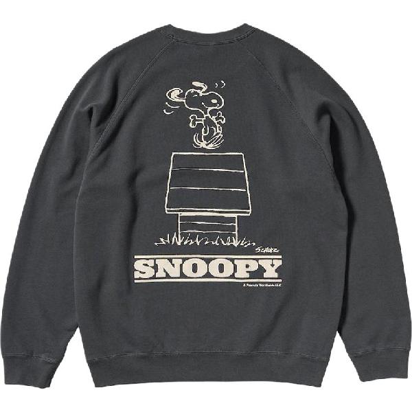 UNIQLO x PEANUTS Crew Neck Sweatshirt Dark Gray