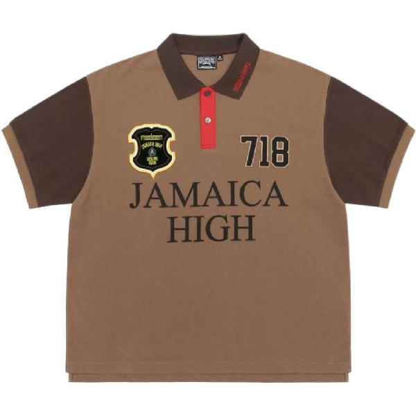 Stussy x Denim Tears SS25 Brown Polo