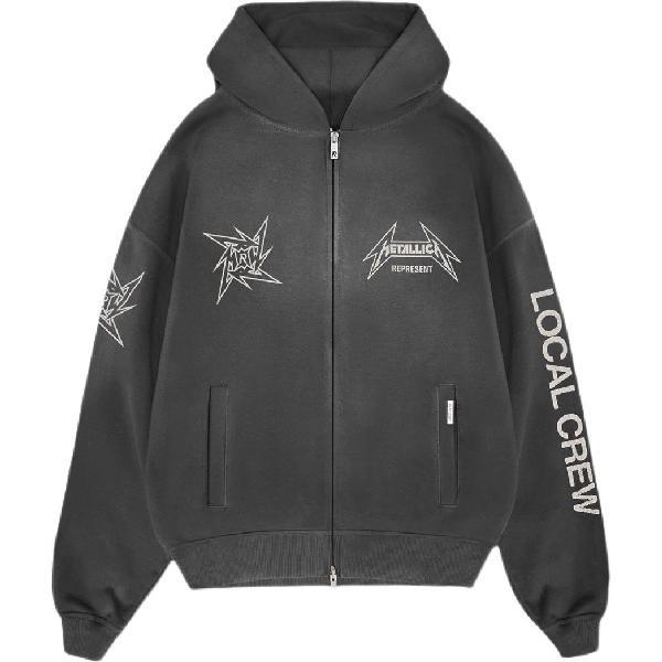 REPRESENT x METALLICA SS24 Hoodie Black