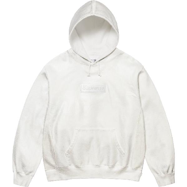 Supreme x MM6 Maison Margiela Foil Box Logo Sweatshirt