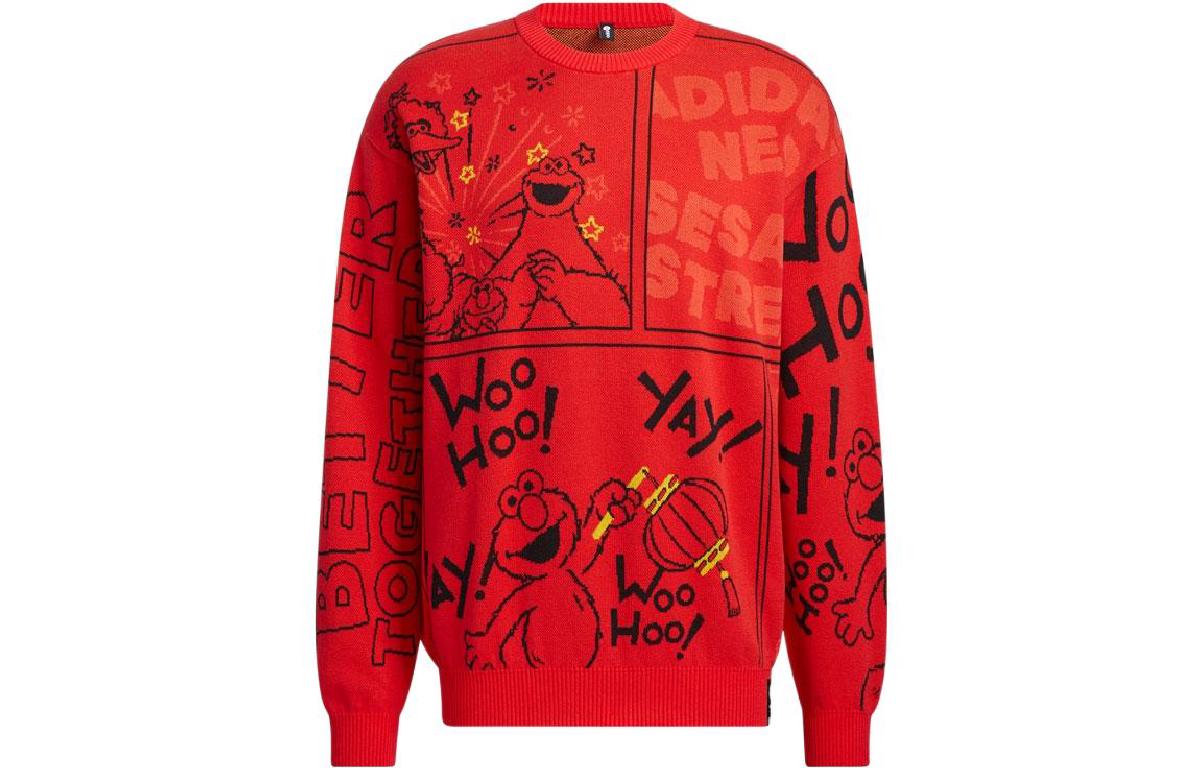 adidas neo x Sesame Street Pullover Red