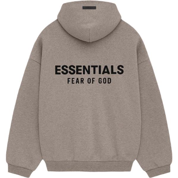 Fear of God Essentials FW24 Holiday Core Hoodie Deep Fog Grey
