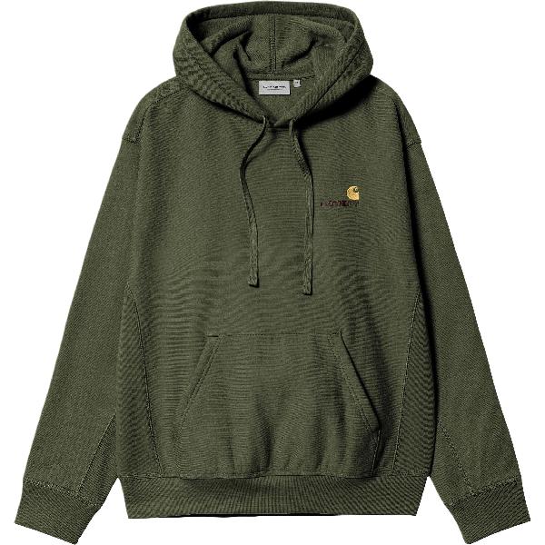 Carhartt WIP American Script FW24 Hoodie Green