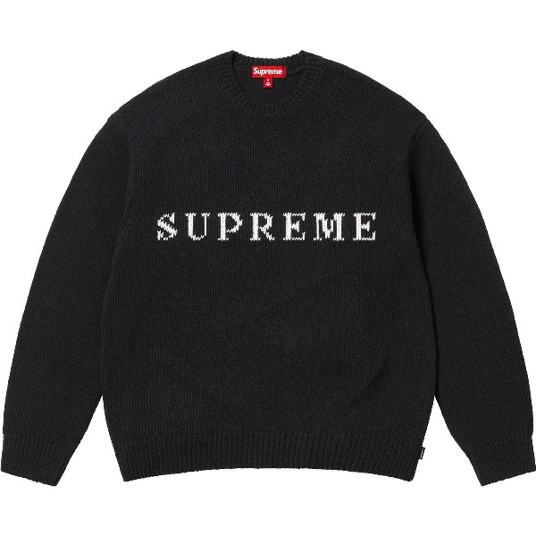 Supreme Contrast Logo Sweater