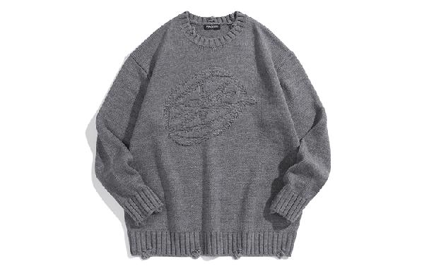 PEACEBIRD MEN Wasteland Embroidered Sweater
