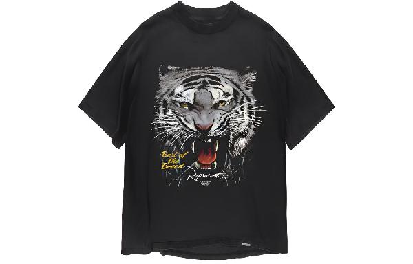REPRESENT Tiger Head Black Tee