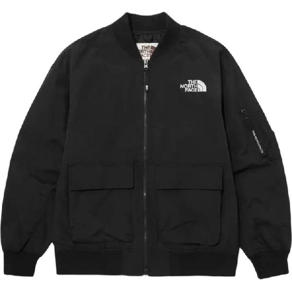 The North Face SS23 Colorblock Logo Print Jacket Black