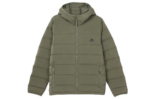 adidas Outdoor Slim Hoodie Down Jacket Winter Men Brown