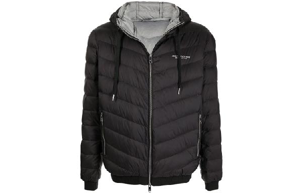 Armani Exchange Puffer Jacket Black