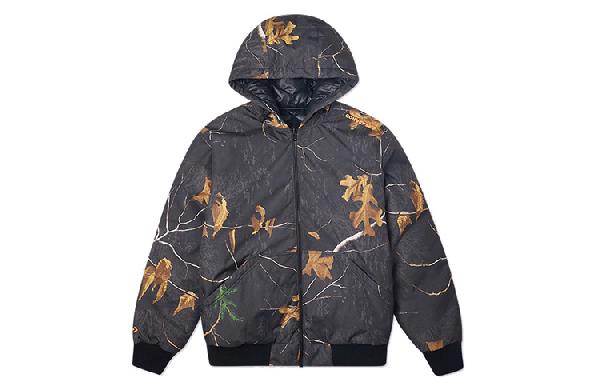 Converse Reversible Hooded Down Jacket Black